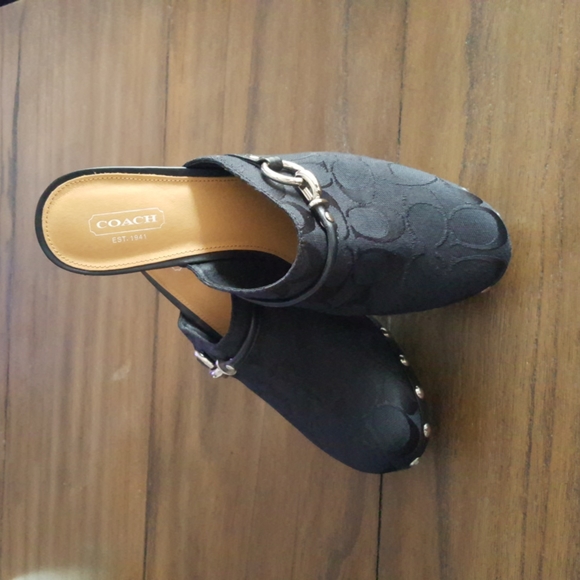 Coach Shoes - Coach signature C clog heel shoes